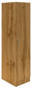 Dulap haaus Remi, O Usa, cu polite, Stejar Wotan, 40 x 51 x 170 cm