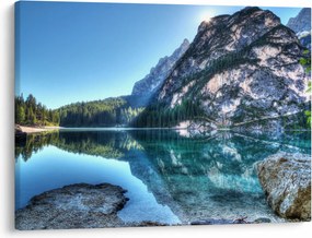 Tablou - Lac montan (70x50 cm)