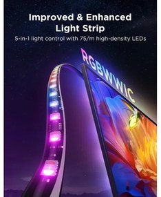 Govee - TV Backlight 3 Pro 75-85" Iluminare LED din spate SMART RGBIC, Wi-Fi