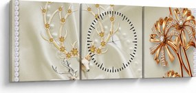 Tablou - Colaj (cu ceas) (90x30 cm)