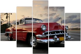 Tablou cu mașina (150x105 cm)