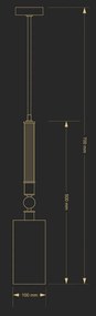Pendul elegant design clasic realizat manual Lea