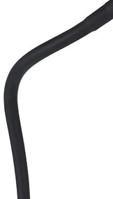 Lampă de podea neagră cu LED inclus, reglabil în 5 trepte în Kelvin - Botot