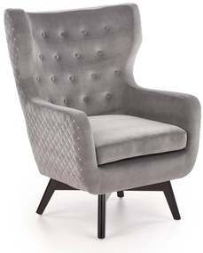 Fotoliu cu urechi Tais (gri). Promo -6%. 1008045