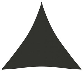 Parasolar, antracit, 4x4x4 m, tesatura oxford, triunghiular Antracit, 4 x 4 x 4 m