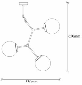 Candelabru Damar - 6317