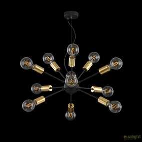 Lustra deosebita cu 12 de surse de lumina Jackson MYT546PL-12B