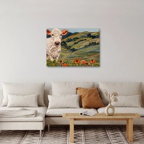 Tablou - Imitație de motiv tricotat (70x50 cm)