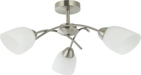 Lustră aplicată DONNA 3xE27/60W/230V nichel