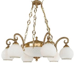 Candelabru din alama clasic 6+2L design italian 8500