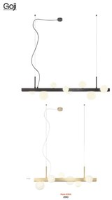 Lustră pe cablu Redo 01-2377 GOJI 8xG9/28W/230V negru