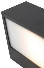 Aplică de perete alungită de design neagră 60 cm - Houx