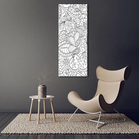 Imagine de sticlă Zentangle fundal