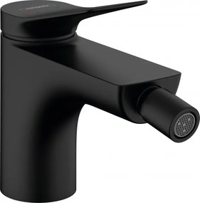 Baterie bideu cu ventil pop-up, Hansgrohe Vivenis, negru mat, 75200670