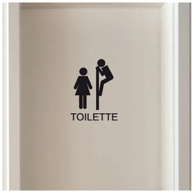 Autocolant Fanastick Toilettes Funny
