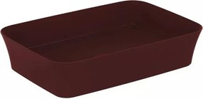 Lavoar pe blat Ideal Standard Atelier Ipalyss Pomegranate 55 cm rosu bordo