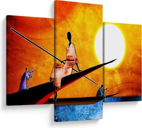 Tablou picturii epochale străveche (90x60 cm)