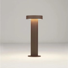 Stalp exterior IP65 LED 3000K GONG corten H-30cm