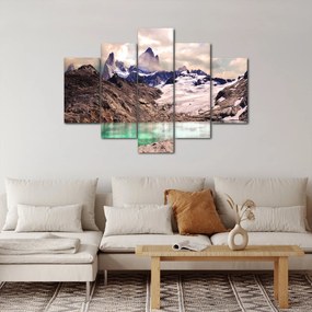 Tablou cu lac montan (150x105 cm)