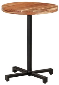 320277 vidaXL Masă de bistro, Ø60x75 cm, lemn masiv de acacia, rotund