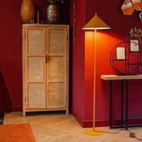 Lampa de podea de design galben - Triangolo