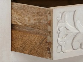 Șifonier crem din lemn de mango 180x40 cm Kalhana – Støraa