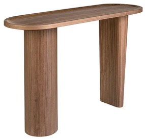 Consola design LUX Oval Walnut