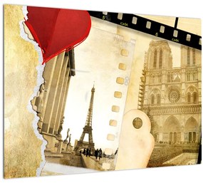 Tablou - Amintiri din Paris (70x50 cm)