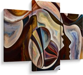 Tablou - Abstractizarea capetelor (90x60 cm)