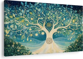 Tablou – Arbore magic cu spirale (90x60 cm)