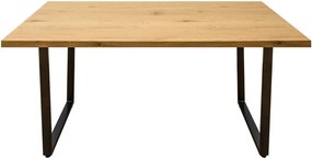 Masa design industrial vintage Loft 160cm, stejar