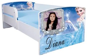 Pat personalizat Elsa cu saltea inclusa 180x80cm ptv3016