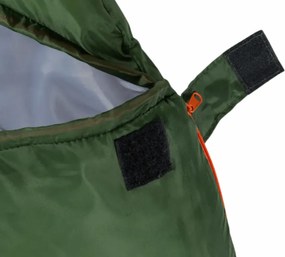 Sac de dormit 2în1 SNOORA 210x75 cm, verde