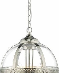 Där Lighting VAN0338 - Candelabru pe lanț VANESSA 3xE14/40W/230V crom lucios