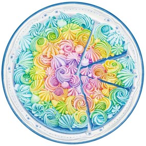 PUZZLE CERC PRAJITURA CURCUBEU, 500 PIESE - RAVENSBURGER (RVSPA17349)