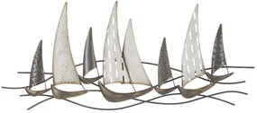 Mauro Ferretti Panou Fier Regata cm 100X3X44 | Aosom Romania