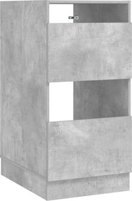 vidaXL Dulap de rufe cu depozitare cu ușă Beton Lemn compozit