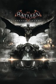 Poster de artă Batman Arkham Knight - Batmobile