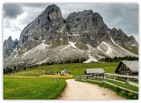 Tablou pe sticlă - În munții austrieci (70x50 cm)