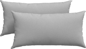 vidaXL Perne pentru canapea 2 pcs Gri nori 80 x 40 cm țesătură