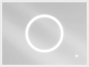 Mexen Koga oglindă de baie iluminată 80 x 60 cm, LED 6000K, anti-abur - 9821-080-060-611-00