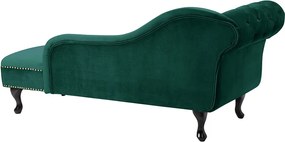 Pat de zi/ Canapea relax Chesterfield verde smarald