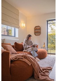 Pătură maro din micropluș/cocolino 150x200 cm Cocoon – Tiseco Home Studio