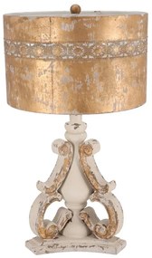 Lampa Shabby Chic Oro rasina si metal H 67 cm
