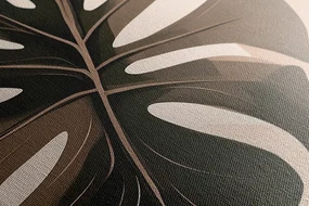 Tablou forme abstracte botanice de monstru