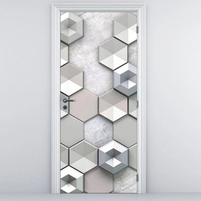 Fototapet pentru ușă - 3D Abstract (95x205cm)