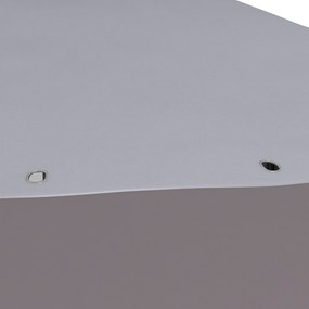 Outsunny Cort pliabil pop-up cu înălțime reglabilă Protecție UV50+ dublu acoperiș și plasă anti-țânțari 4x4x2,8 m gri deschis | Aosom Romania