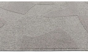 Covor gri din lână 200x300 cm Morphic Botanica – Agnella