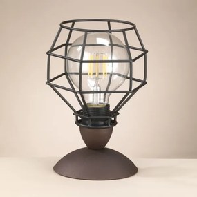 Lampă de masă ONLI SPIDER 1xE27/15W/230V 23 cm negru/maro
