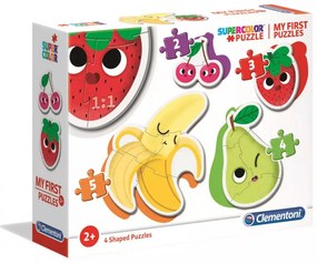 Fructe My First Puzzle de Formă de Bebeluș cu Fructe Clementoni